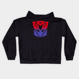 Autobot & Decepticon Symbol Fusion Kids Hoodie